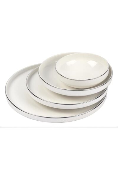 Mikasa Moor Silver Modern 24 Parça Yemek Takımı