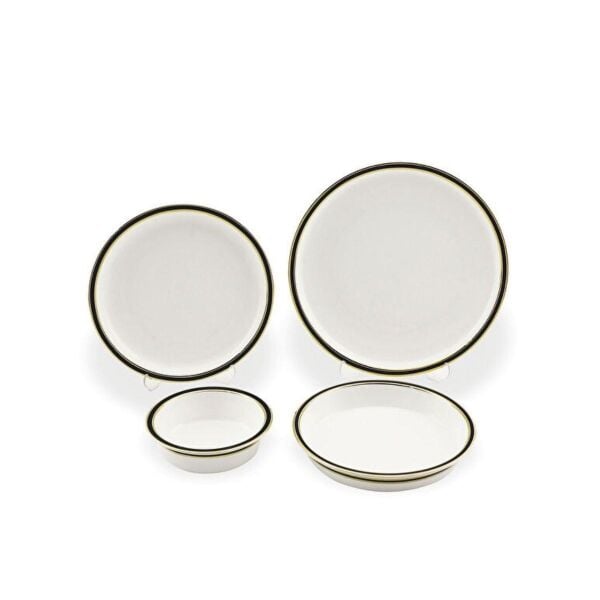 Wanelli Fx1092 Nero 24 Parça Yemek Takımı