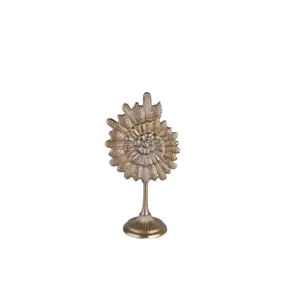 Lucky Art Bronz Çiçek Dekor 50 cm