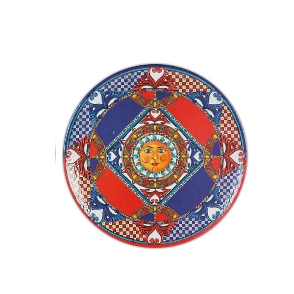 Baci Milano Sole Mio Servis Tabağı Yuvarlak Melamin 45 cm