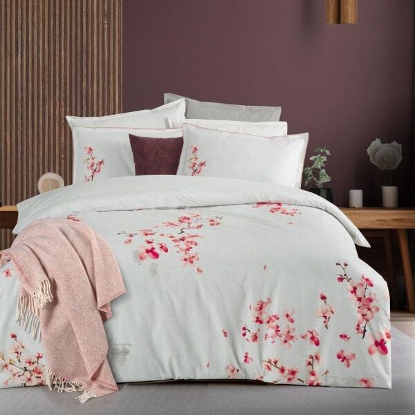 Sarev Orıana Fancy Nevresim Takımı Çift Kişilik 2 Yastık Pembe