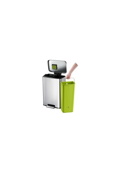 LuckyArt 20L+25L Eko Pedallı Çöp Kovası