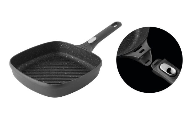 Berghoff Gem 2307306 24cm Döküm Grill Tava