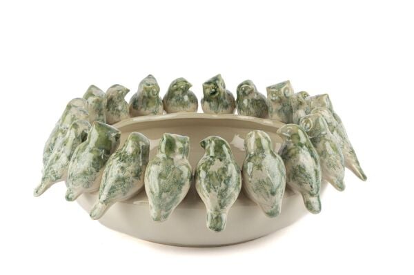 Mikasa Moor Krem Kuş Kab Kase 40x16cm