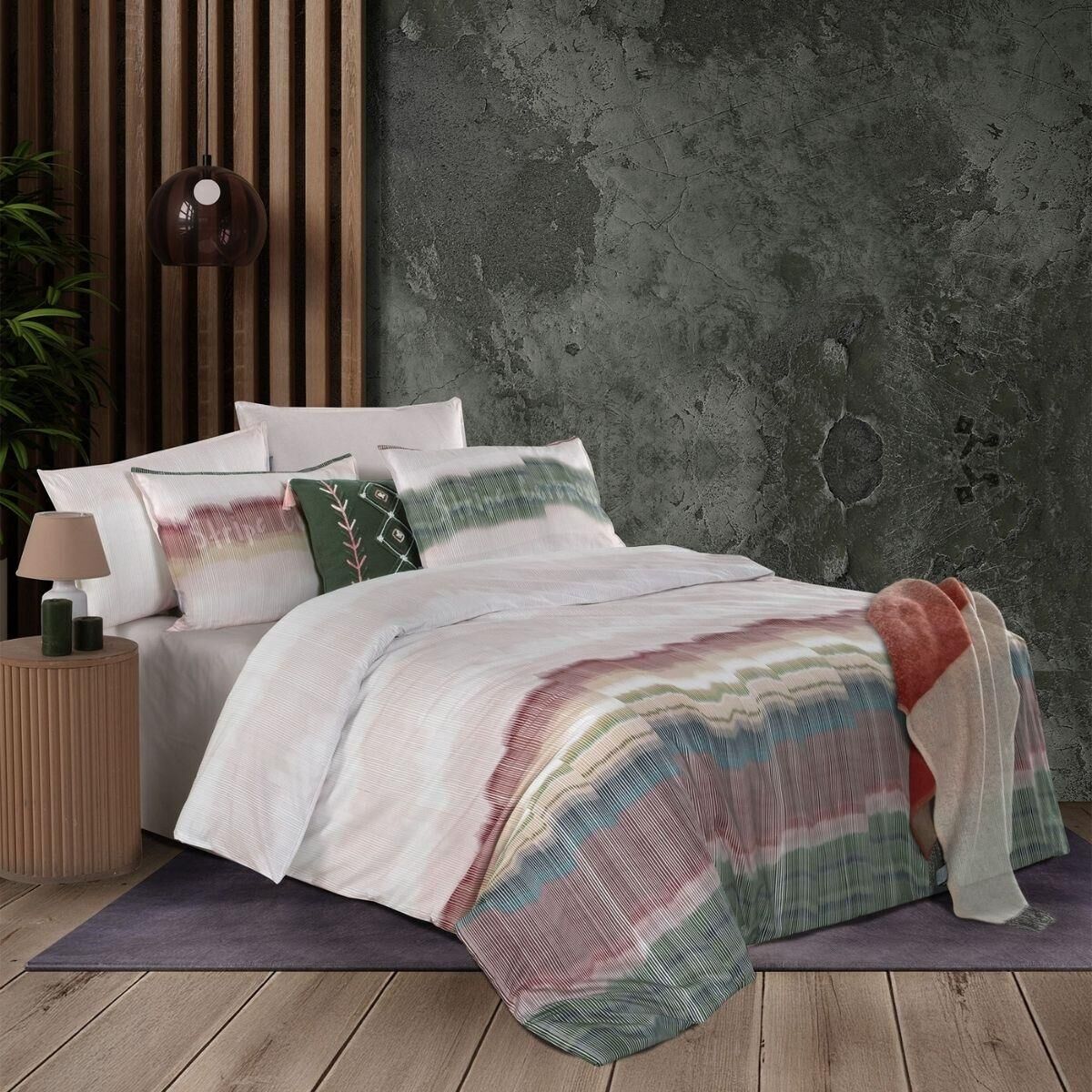 Sarev Tehos Fancy Nevresim Takımı Çift Kişilik 2 Yastık Multi