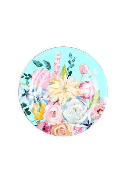 Lucky Art Peony Bone 6lı 27cm Servis Tabağı Seti