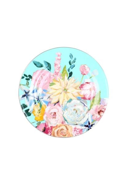 Lucky Art Peony Bone 6lı 27cm Servis Tabağı Seti
