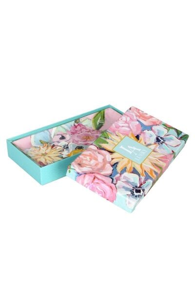 LuckyArt Peony Bone 2'li Servis Tabağı 27 cm