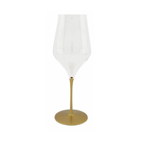 Wanelli Wn1172 Ballet Gold Ayaklı Büyük Su Bardağı 6'lı 680 ml