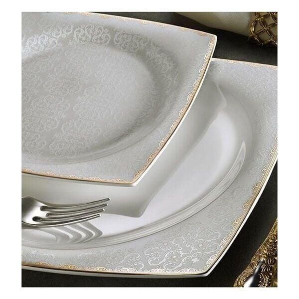 Aryıldız Bone Square Porselen 60 Parça Yemek Takımı 31018