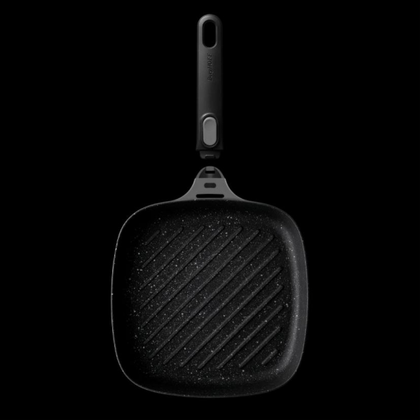 Berghoff Gem Çıkarılabilir Saplı 24 cm Stay Cool Gri Izgara Tava