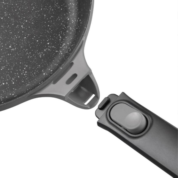 Berghoff Gem Çıkarılabilir Saplı 24 cm Stay Cool Gri Izgara Tava