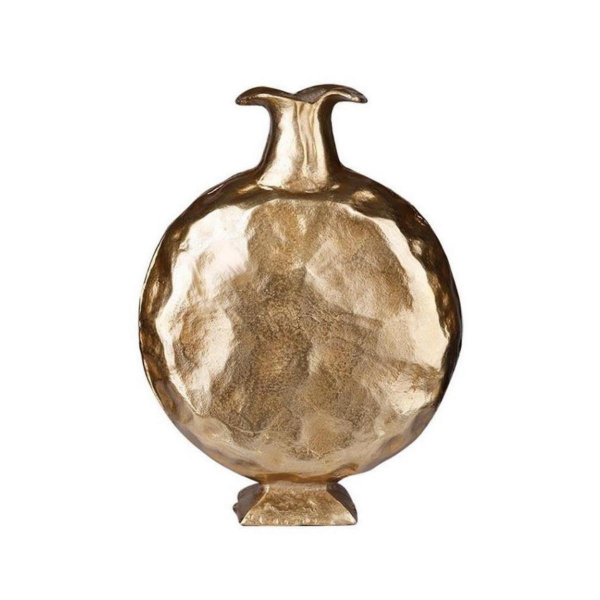 Lucky Art Gold Modern Vazo 35.5x9.5x46 cm