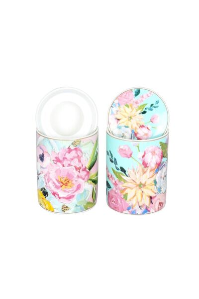 Lucky Art Peony Bone 2lı Kavanoz Seti 600ml