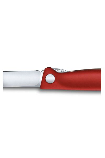 ​​​​​​​​​​​​​​​​​​​​​​​​​​​​​​​​​Victorinox 6.7801.FB SwissClassic 11 cm Katlanabilir Soyma Bıçak Kırmızı