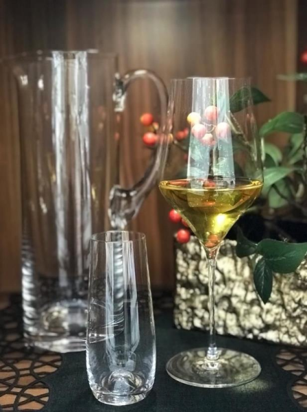 Wanelli Wn1173 Ballet Sade Ayklı Büyük Su Bardak 6'lı 520 ml