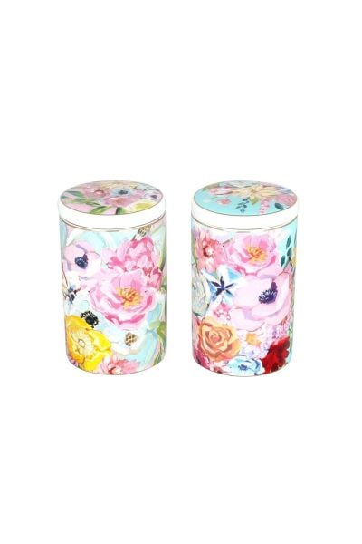 LuckyArt Peony Bone 2'li Kavanoz Seti 750 ml