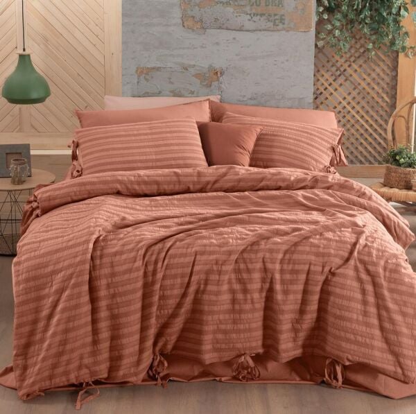 Sarev Mood Comfort Toledo Nevresim Takımı Tek Kişilik-Taba