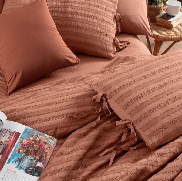 Sarev Mood Comfort Toledo Nevresim Takımı Tek Kişilik-Taba