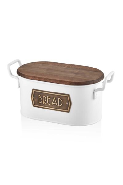 The Mia Ekmek Saklama Kabı - Beyaz