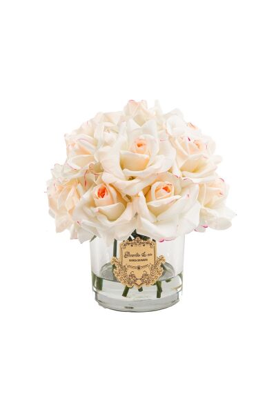 Guerlie&Co 15 Güllü Krem Pembe Kristal Gold Cam