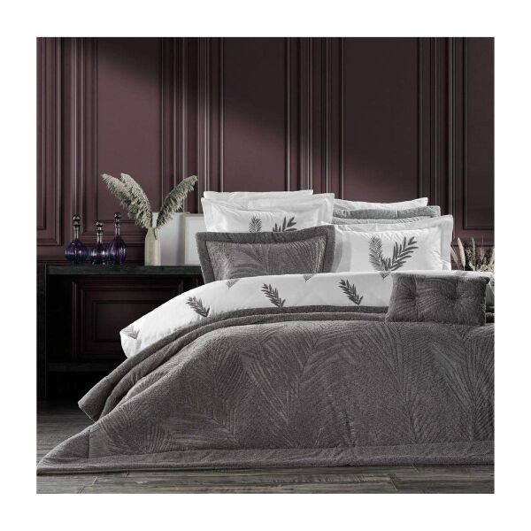 Zebra Casa Palmıra Yatak Seti Antrasıt