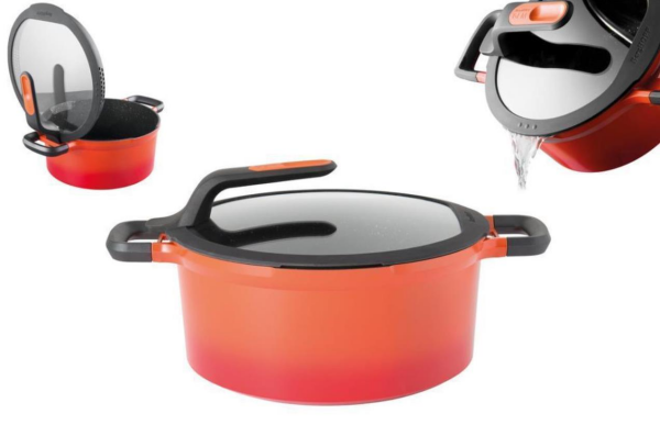 Berghoff Gem Stay Cool Soft Turuncu Tencere 28 Cm