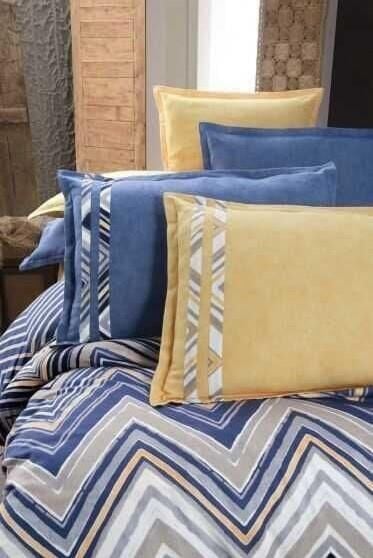 Sarev Maribo Flanel Nevresim Takımı Mavi Çift Kişilik