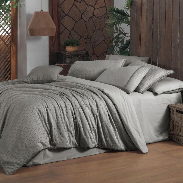 Sarev Mood Comfort Marbella Nevresim Takımı Çift Kişilik-Gri