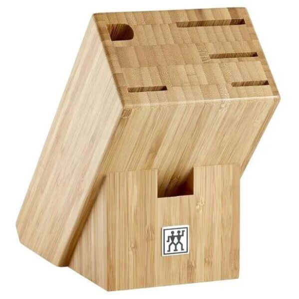 Zwilling Pure Blok Bıçak Seti 7Parça Siyah Bambu