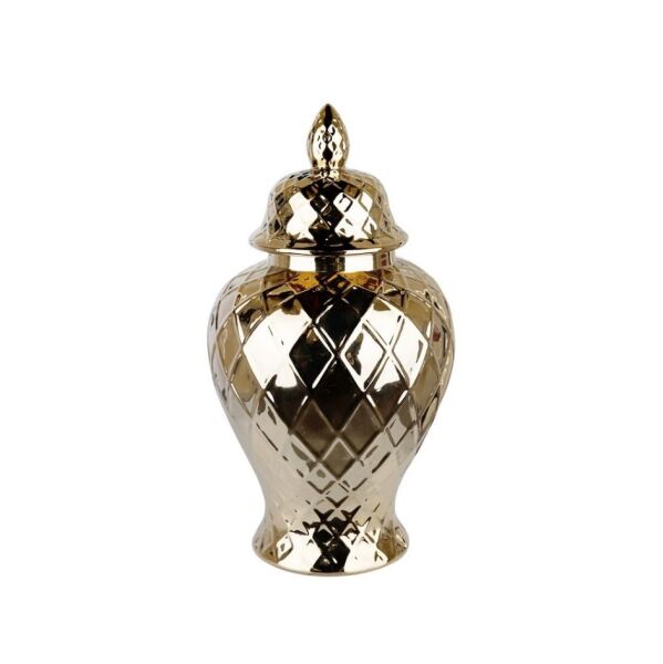 Lucky Art Gold Desenli Büyük Küp 50 cm