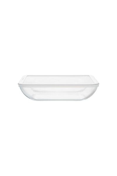 Pyrex 343P000/3046 Dikdörtgen Fırın Kabı +  Kapak 25 x 20 x 8 cm