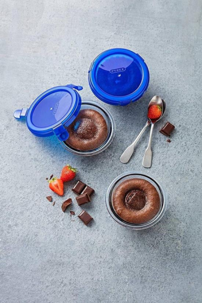 Pyrex 913S017/7040 Yuvarlak Saklama Kabı Mavi 0,2 Lt