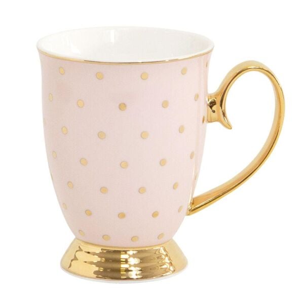 Cristina Re Mug Polka Gold Blush