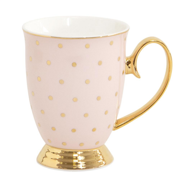 Cristina Re Mug Polka Gold Blush