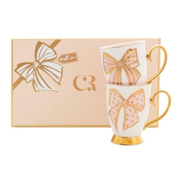 Cristina Re French Bow Mug Set of 2