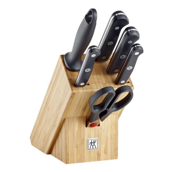 Zwilling 361310020 7 Parça Blok Bıçak Seti - Bambu Bloklu