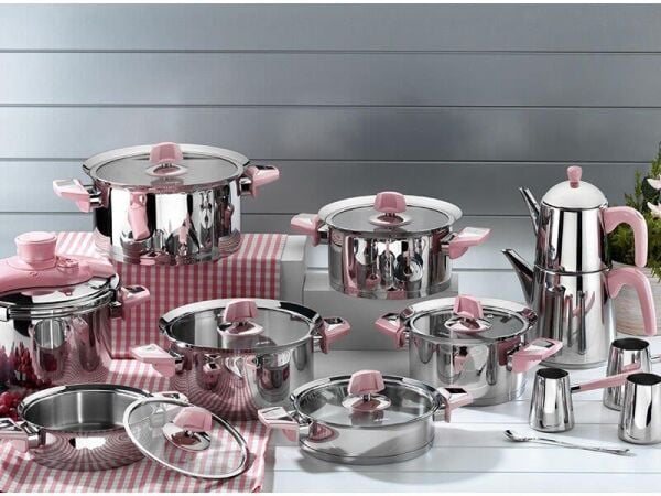 Aryıldız Flamingo Rose Gold Cam İdeal Set