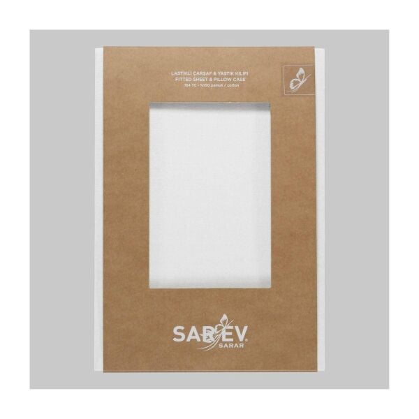 Sarev New Slow City 200X200 Fıtted Sheet Beyaz