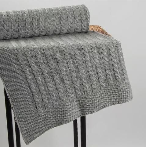 Nazik Home Funny Bebek Battaniyesi Gri 90X90