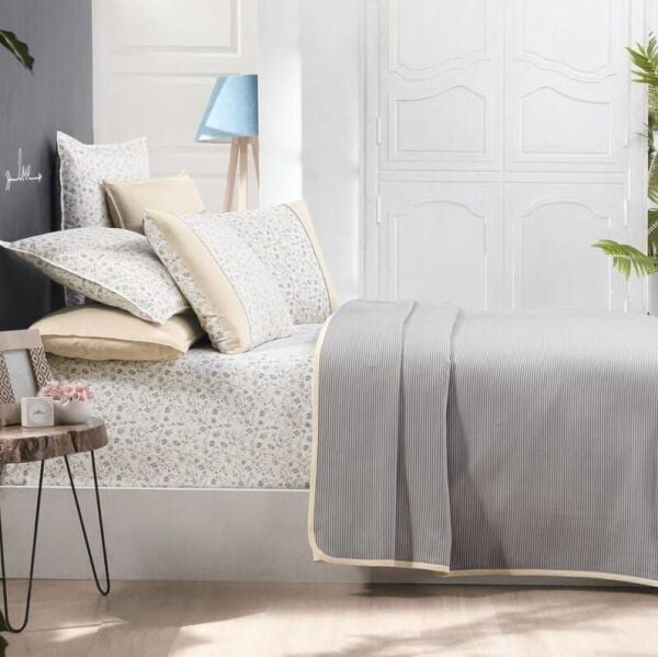 Sarev Mira Pike Takımı Gri Tek Kişilik