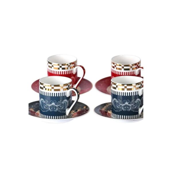 Lucky Art Lancelot Bone 6lı Kahve Fincan Seti