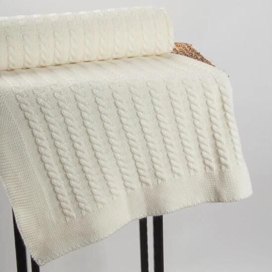 Nazik Home Funny Bebek Battaniyesi Krem 90X90