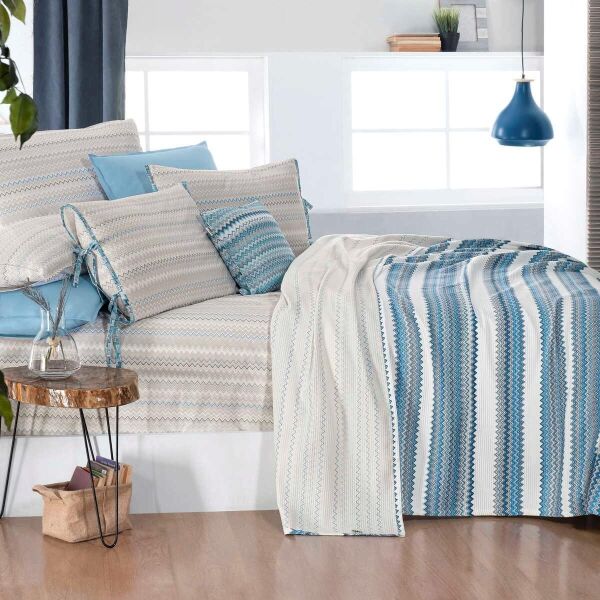 Sarev Twister Pike Takımı Mavi Çift Kişilik