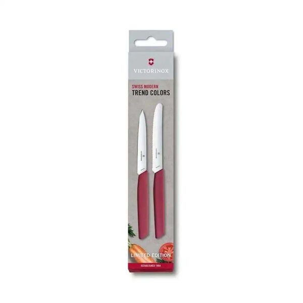 Victorinox 6.9096.2l4 Swiss Modern Yeşil 2 Li Bıçak Seti 2022 Limitli Üretim