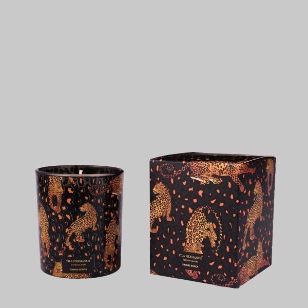 Sarev Leopard Savage Afrıca Candle Standart