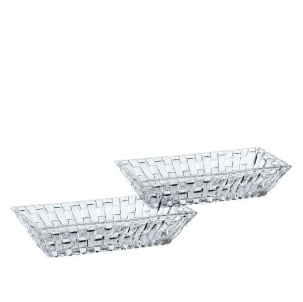 Nachtmann Bossa Nova 17 cm Dikdörtgen Kase S/2