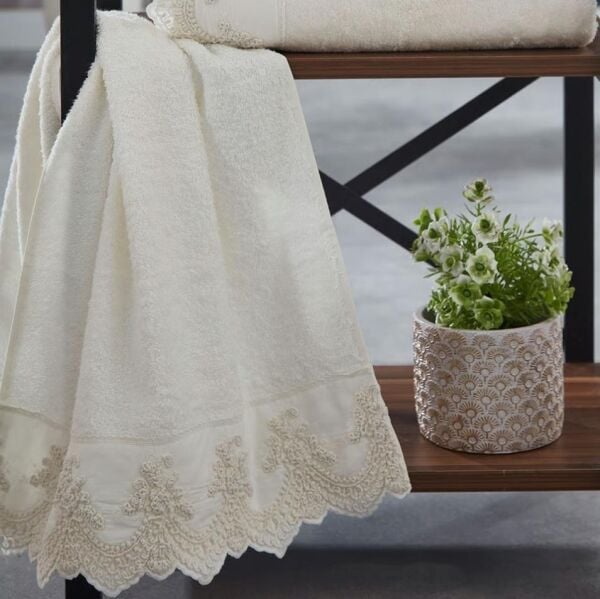Nazik Home Tual Havlu Krem 90X150