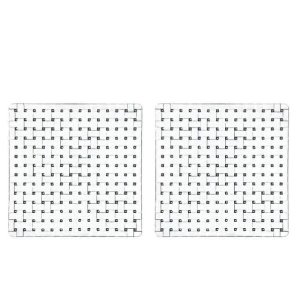 Nachtmann Bossa Nova 21 cm Kare Tabak S/2