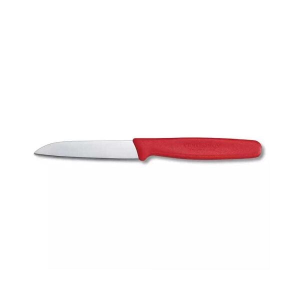 Victorinox 5.0401 Soyma Bıçağı 8 Cm Düz Kırmızı